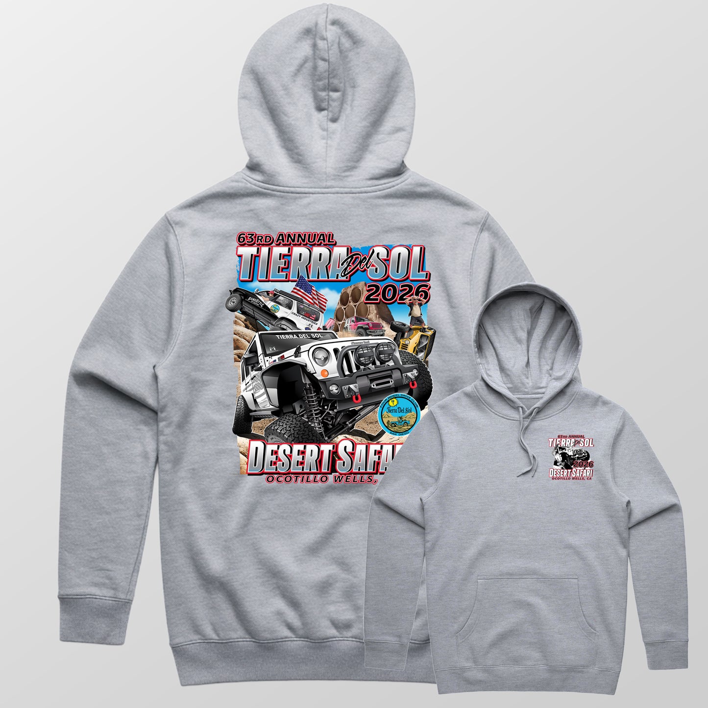 Full Color 2026 Event Hooded Pullover Sweatshirt