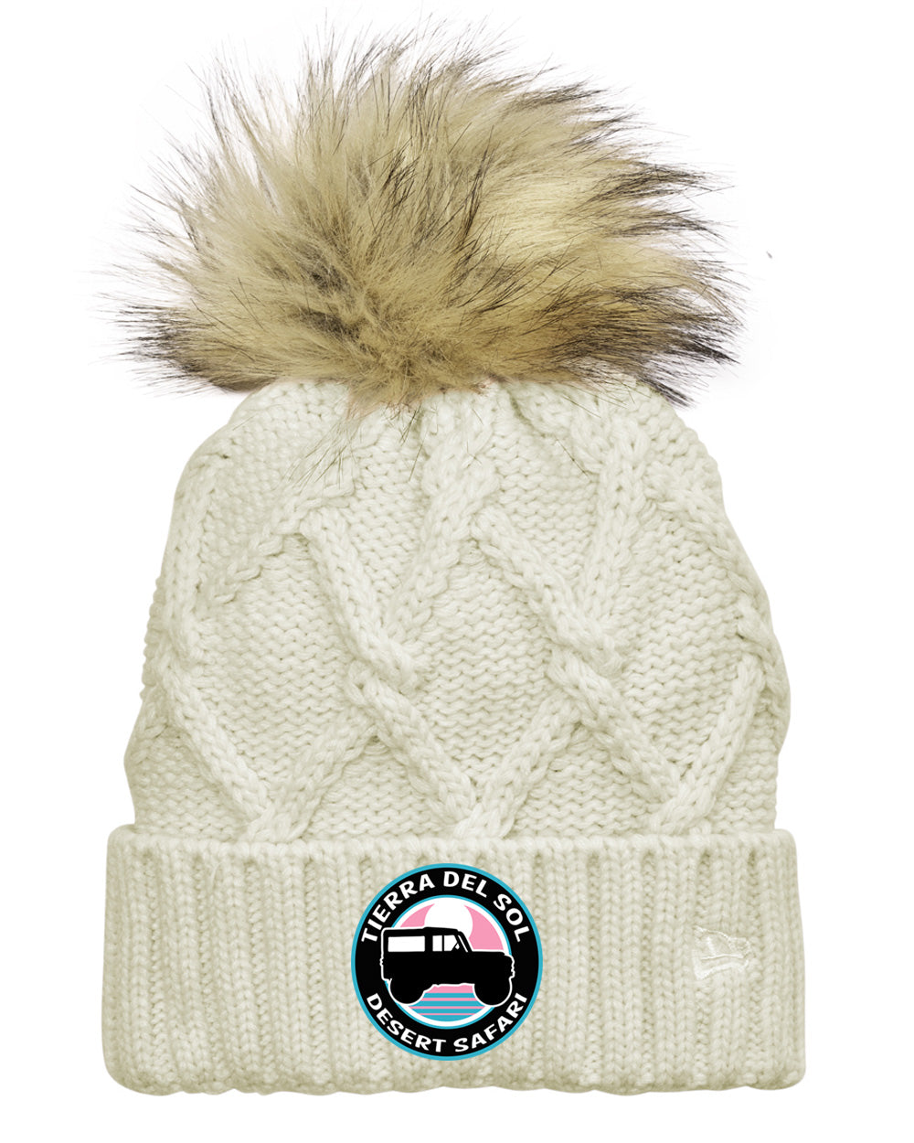 TDS Women's New Era® Faux Fur Pom Pom Beanie