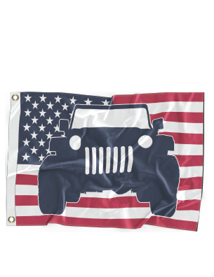 Jeep USA Flag