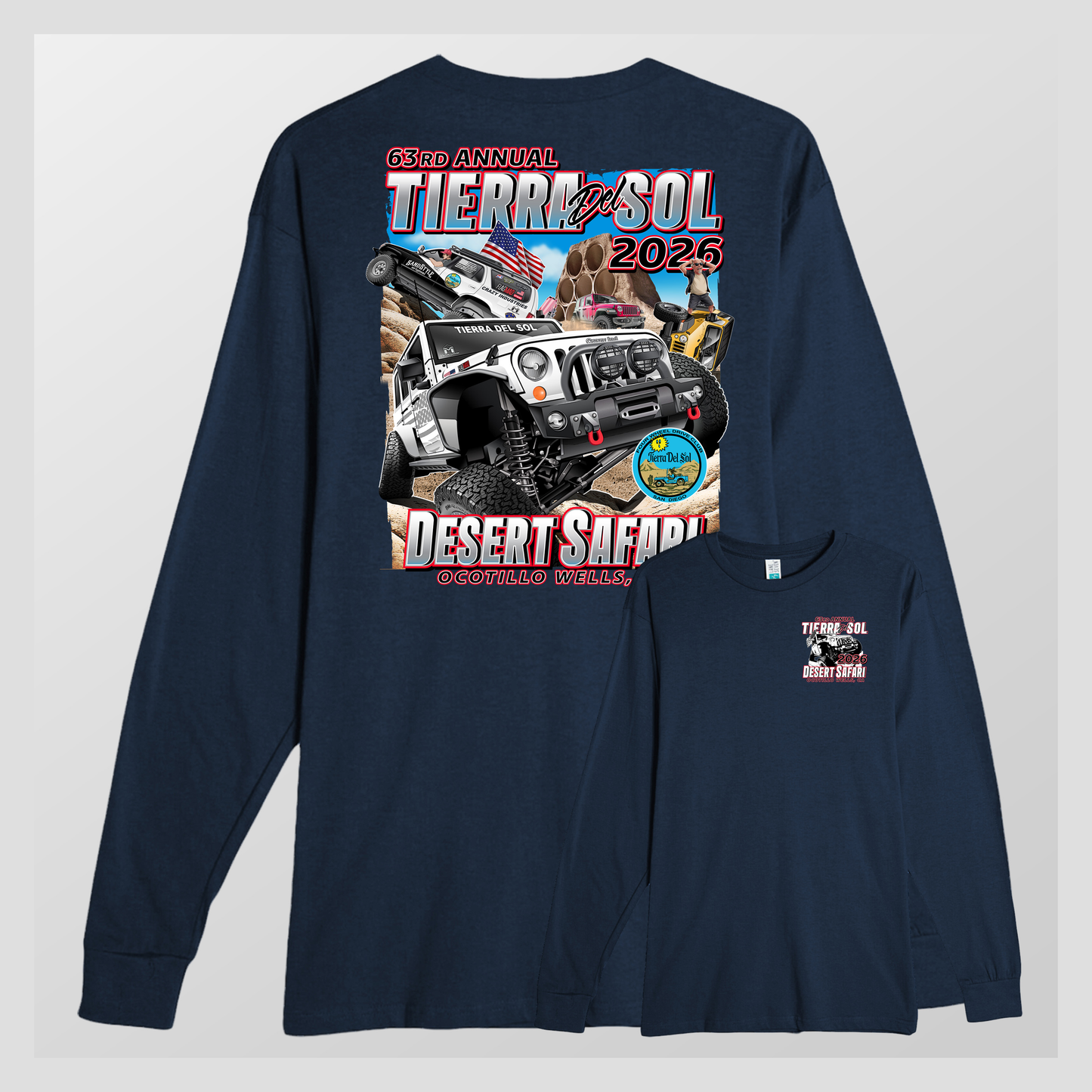 Full Color 2026 Event Long Sleeve Shirt