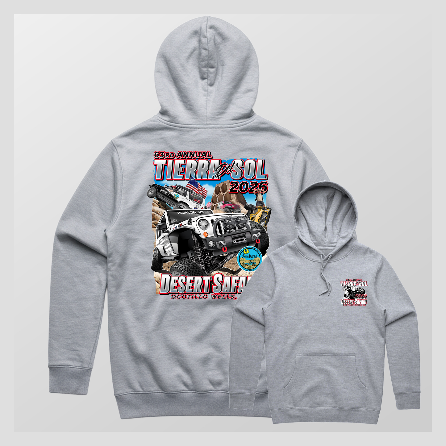 Full Color 2026 Event  Hooded Pullover Sweatshirt