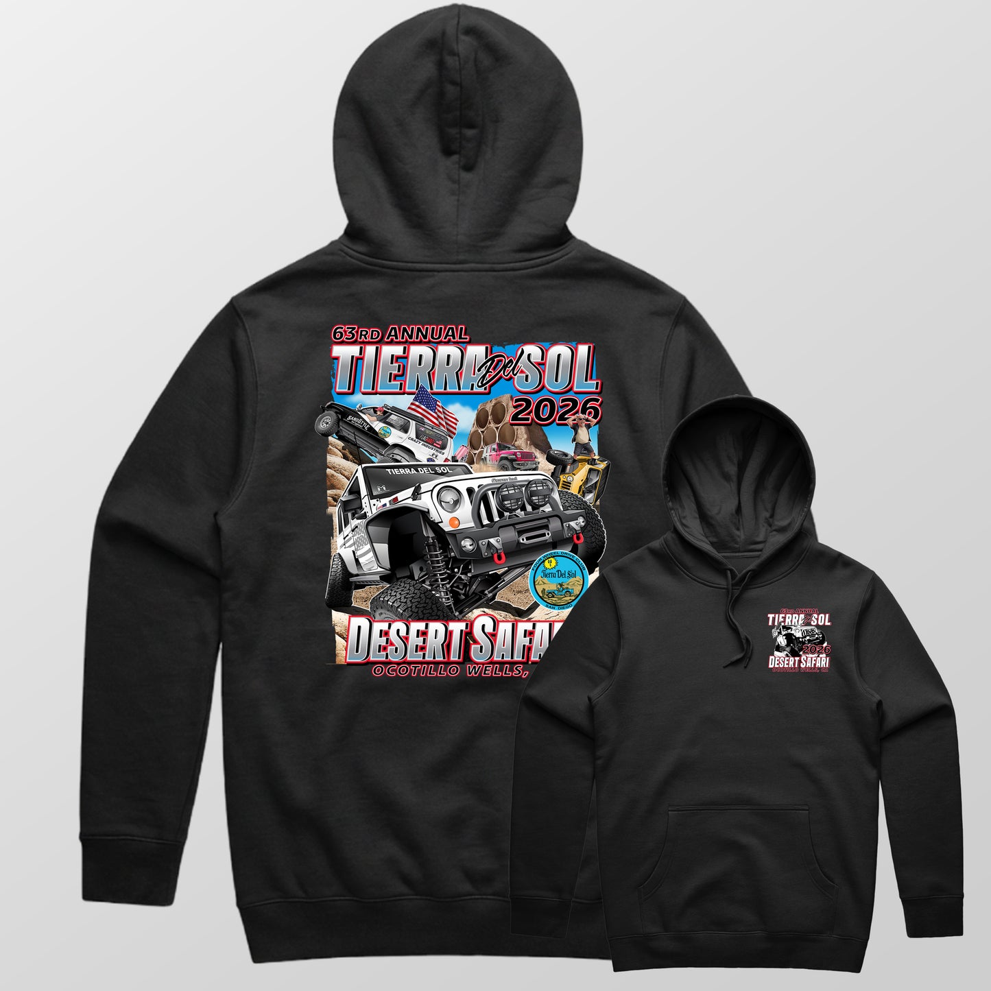 Full Color 2026 Event  Hooded Pullover Sweatshirt