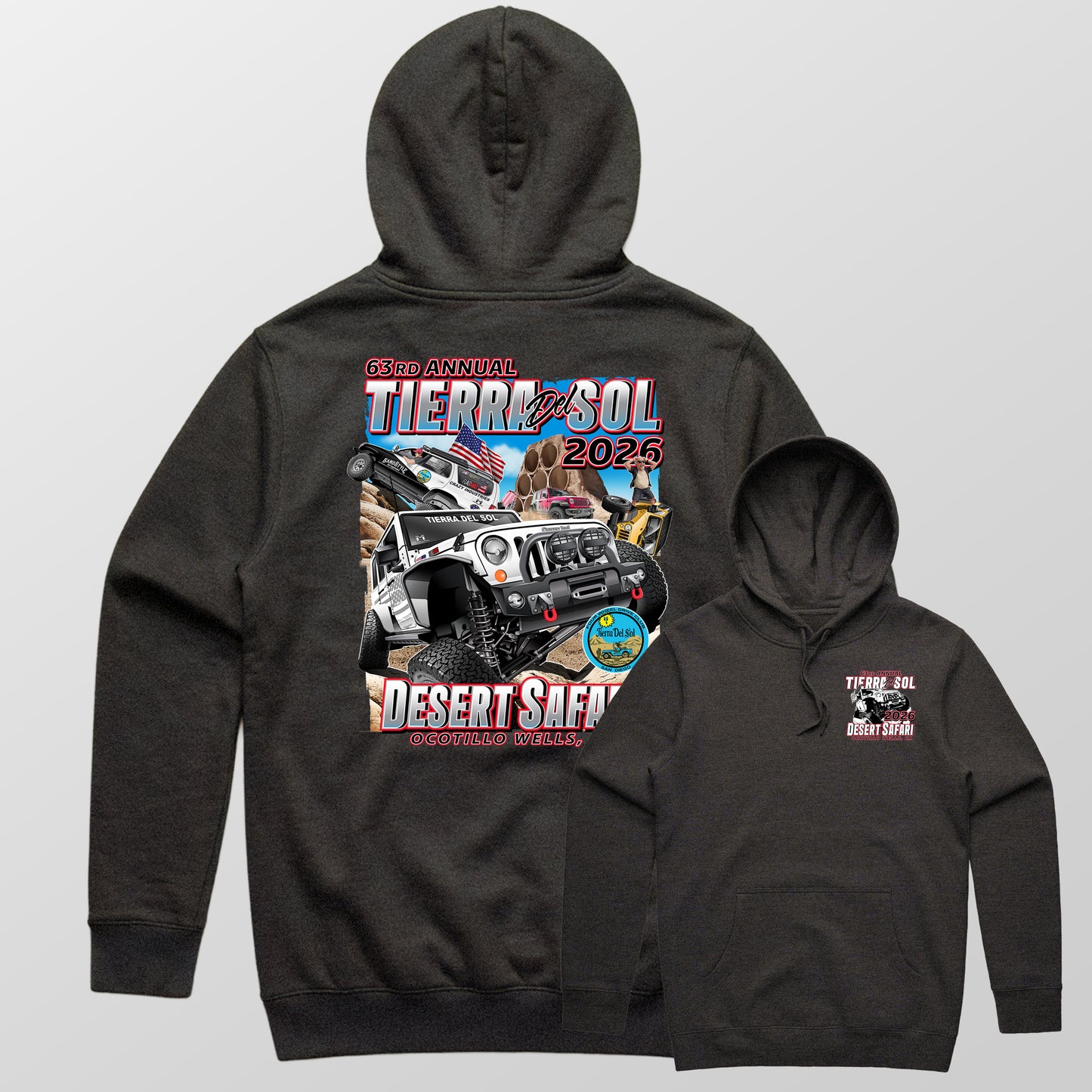 Full Color 2026 Event  Hooded Pullover Sweatshirt