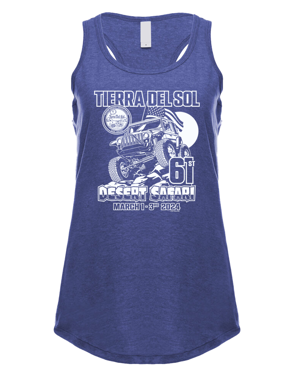 TDS 2024 Women S Tank Tierradelsol4x4   Ladies Racerbacktank 