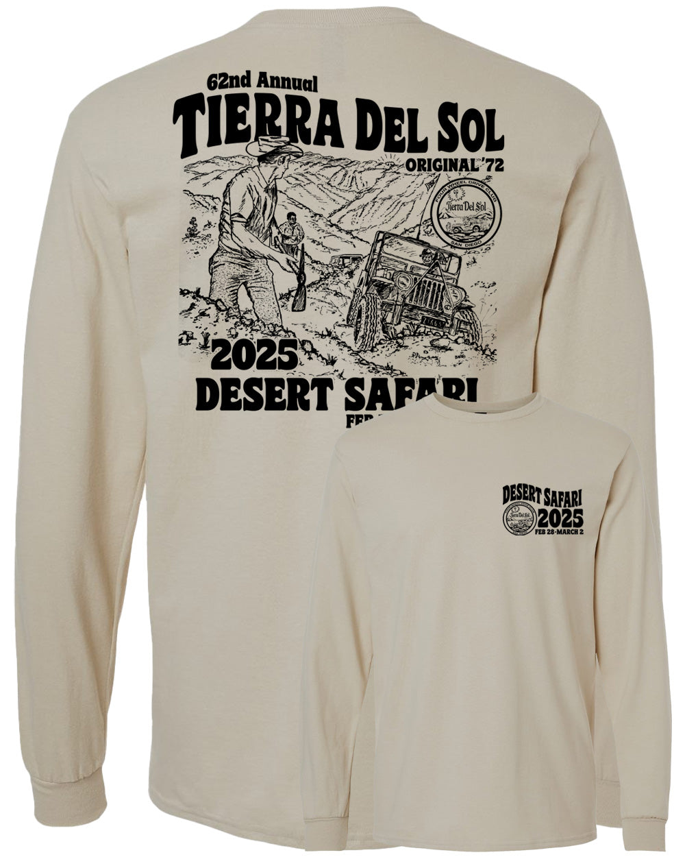 TDS 2025 The Vintage "72" Long Sleeve T-Shirt