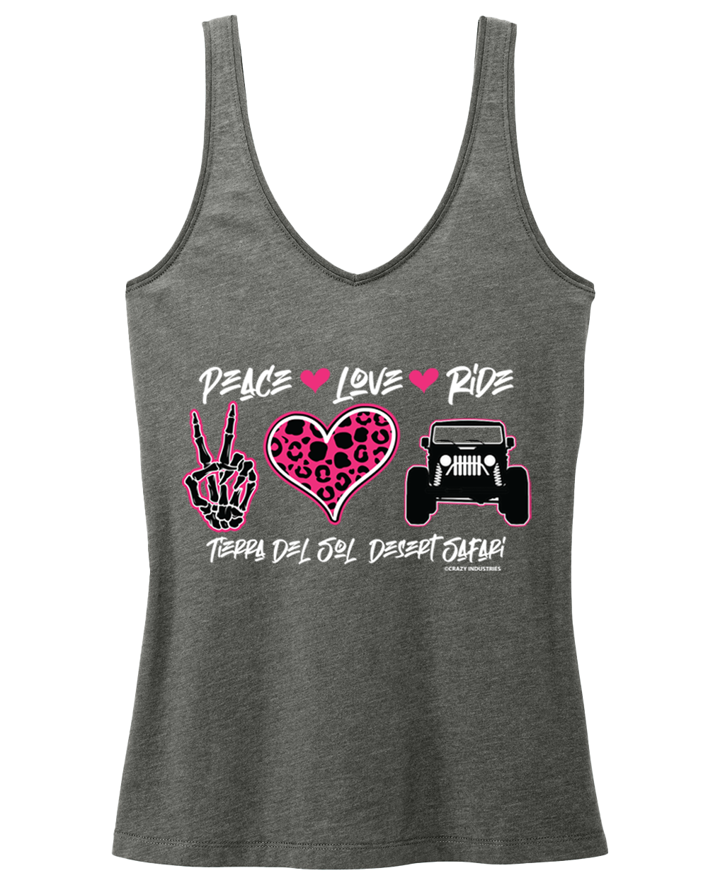 Peace Love Ride Women's Tank